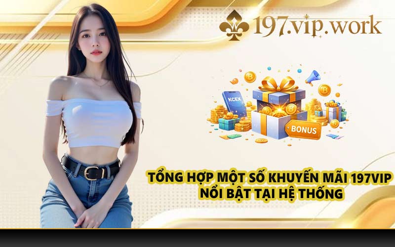 Tổng hợp một số khuyến mãi 197VIP nổi bật tại hệ thống